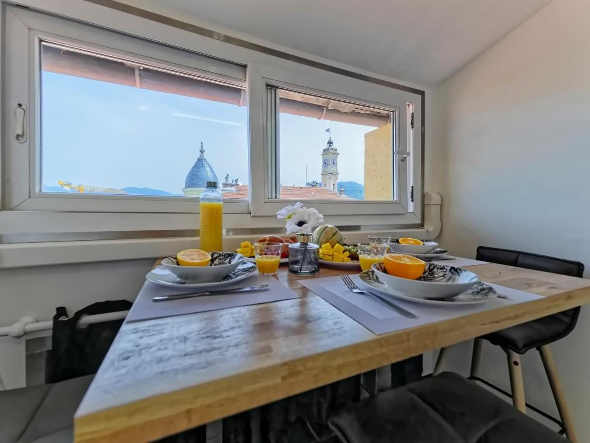 Appartement Cosy Avec Vue Panoramique ! Ницца Экстерьер фото
