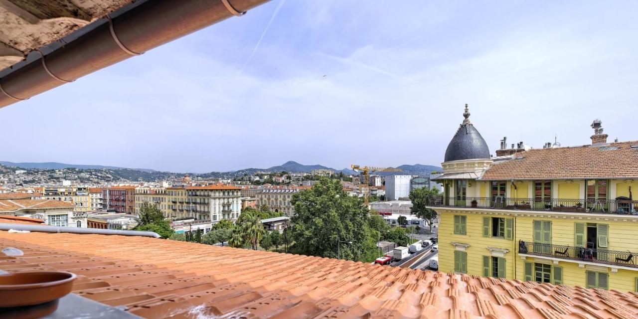 Appartement Cosy Avec Vue Panoramique ! Ницца Экстерьер фото