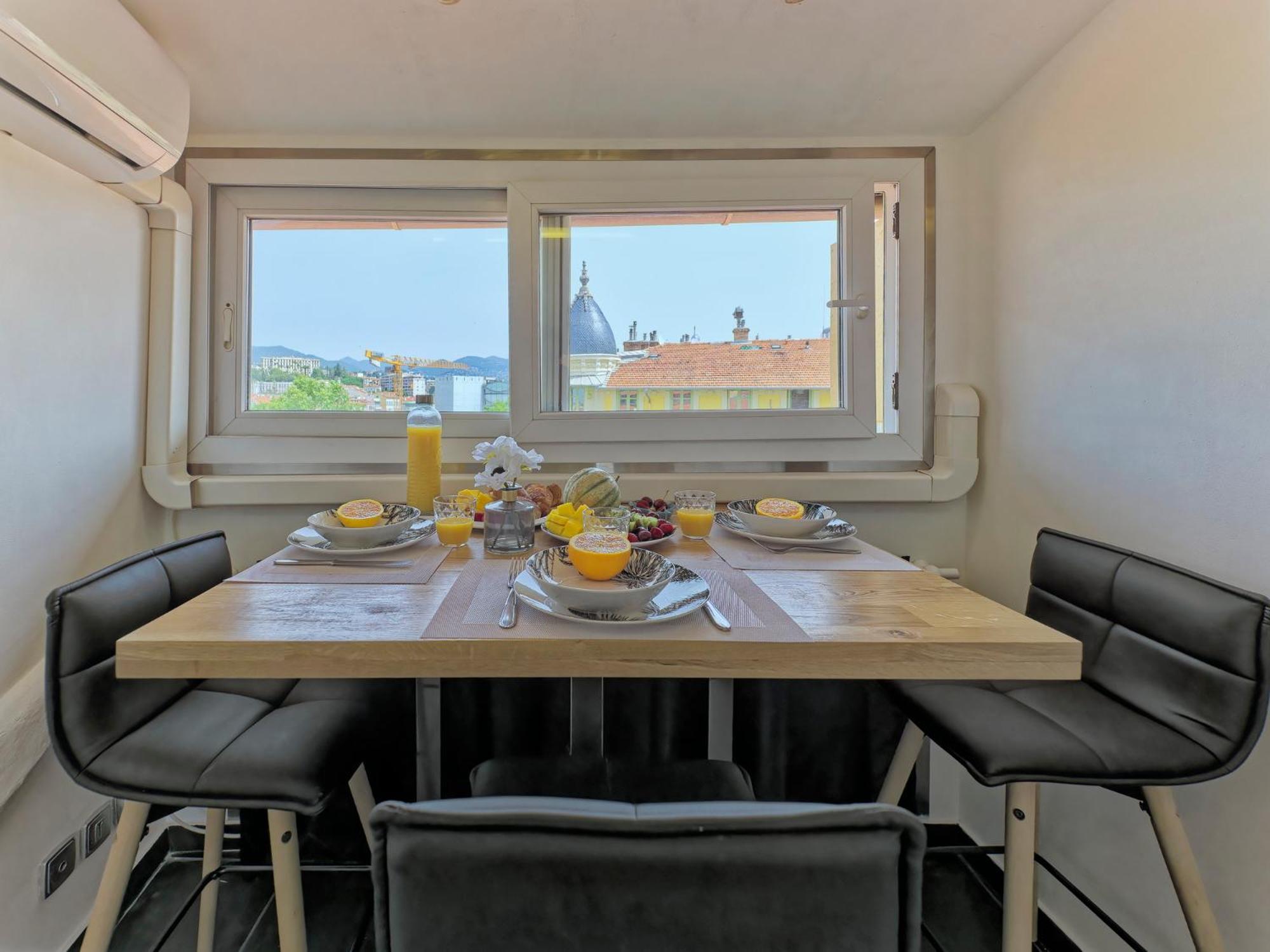 Appartement Cosy Avec Vue Panoramique ! Ницца Экстерьер фото