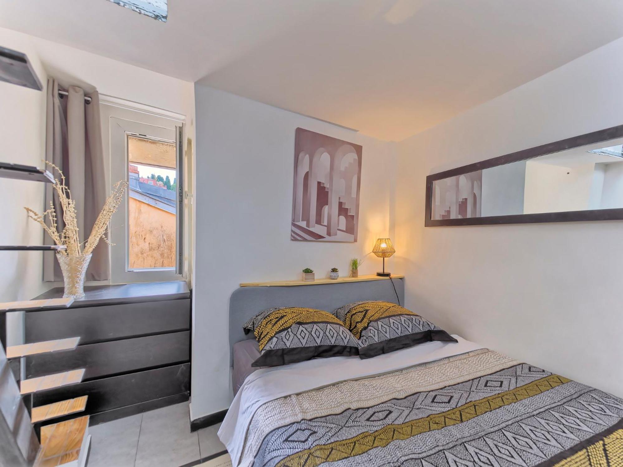 Appartement Cosy Avec Vue Panoramique ! Ницца Экстерьер фото